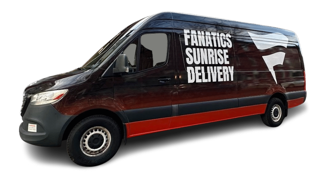 fanatics van fleet wrap